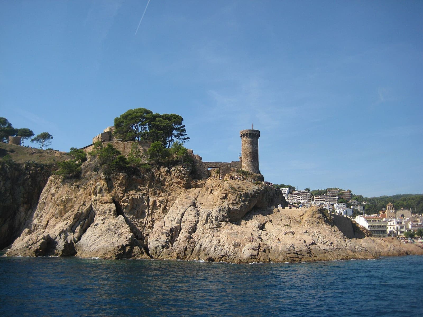 The walled old town and castle at Tossa de Mar
